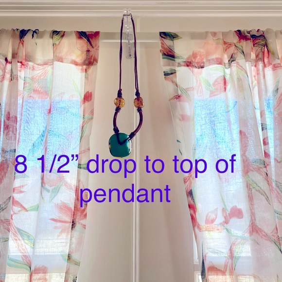 NYC Art Glass Necklace - Picture 3 of 5